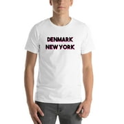 L Two Tone Denmark New York Short Sleeve Cotton T-Shirt By Undefined Gifts