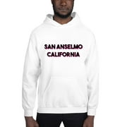 L Two Tone San Anselmo California Hoodie Pullover Sweatshirt By Undefined Gifts