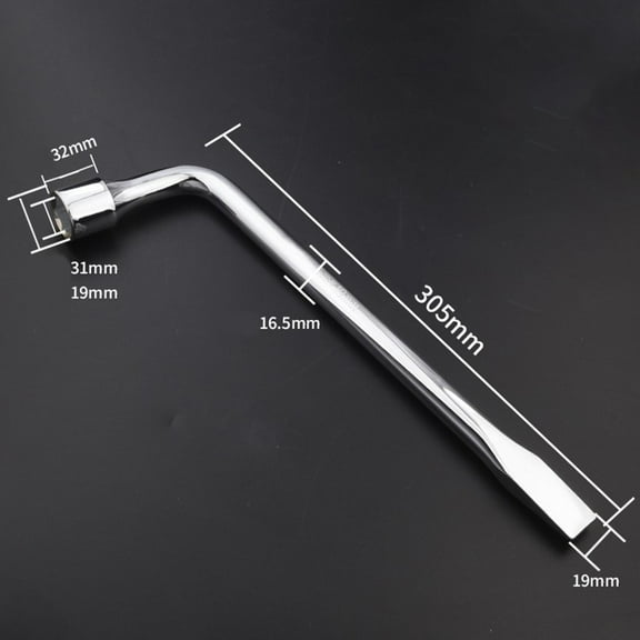 L Type 17 19 21 22 24mm Car Truck Tire Wheel Lug Nut Wrench Hex Socket Spanner