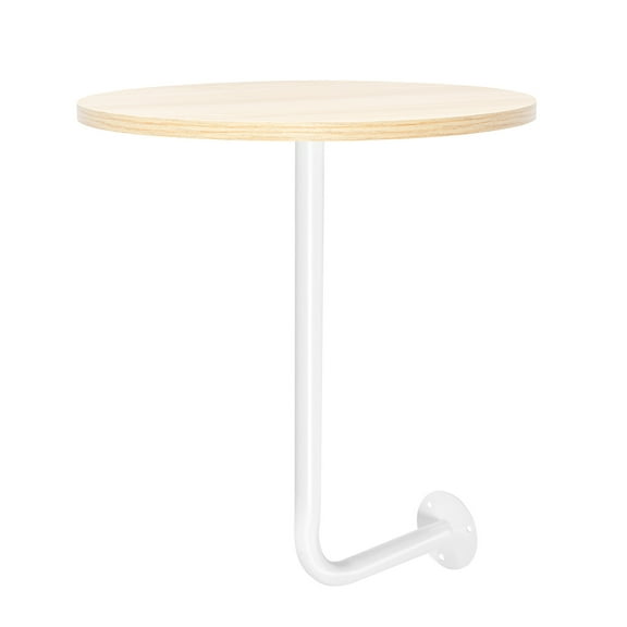 L-Type Coffee Table Wall Mounted Bar Table, Bar Height Pub Table, Counter Table, Wrought Iron Top Kitchen & Dining Tables Sofa Side Table, Cocktail Drink Table 15.75*0.59inch