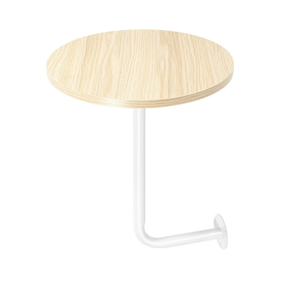 L-Type Coffee Table Wall Mounted Bar Table, Counter Table, Wrought Iron Kitchen & Dining Tables Sofa Side Table, Cocktail Drink Table 13.78*0.59inch