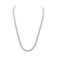 thumbnail image 1 of L U DIAMONDS 10k Yellow Gold Mens Diamond Fashion Chain Necklace 12 Ctw, 1 of 2