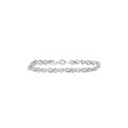 thumbnail image 1 of L U DIAMONDS Silver Diamond Infinity Lovely Heart Bracelet 1/10 Ctw, 1 of 3