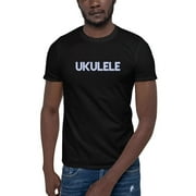 L Ukulele Retro Style Short Sleeve Cotton T-Shirt By Undefined Gifts
