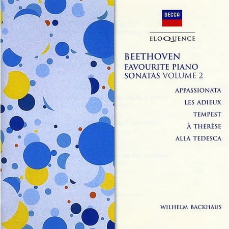 L.V. Beethoven - Beethoven: Favourite Piano Sonatas, Vol. 2 [Australia] [CD]