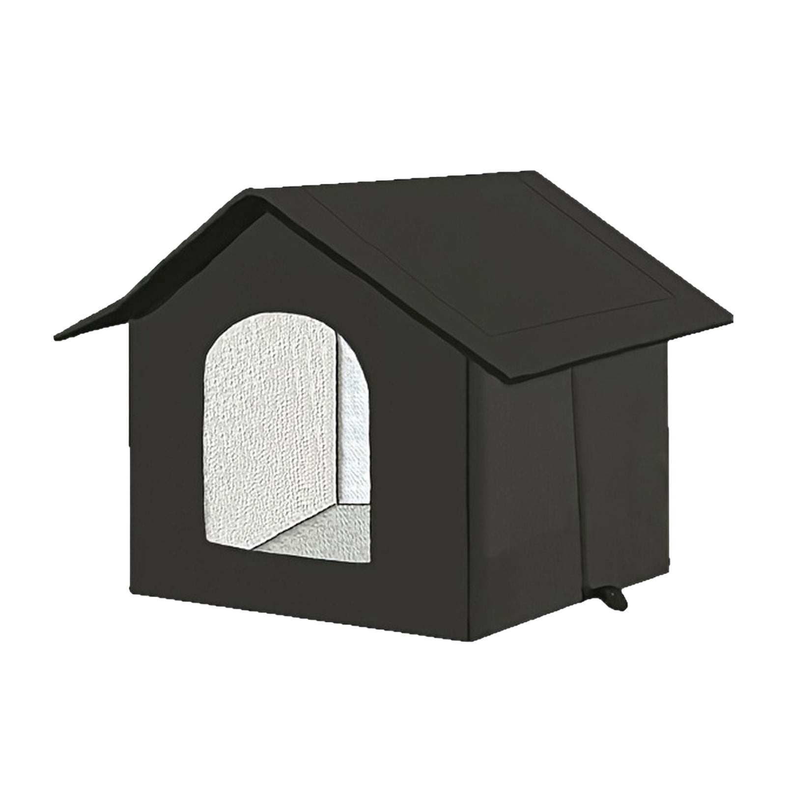 L Waterproof Dog House Indoor Outdoor Foldable Kennel Bed With Insulation Aluminum Foil For Small Medium Large Pets 17.7 X 17 X 15.8 Inches