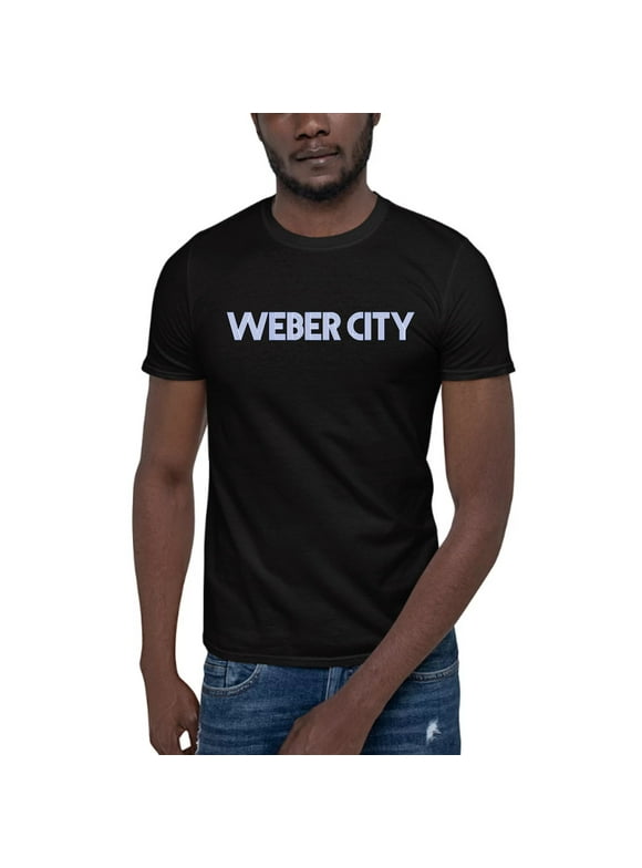 L Weber City Retro Style Short Sleeve Cotton T-Shirt By Undefined Gifts