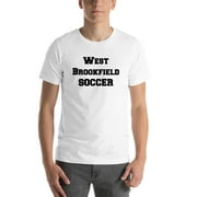 L West Brookfield Soccer Short Sleeve Cotton T-Shirt By Undefined Gifts