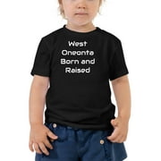 L West Oneonta Born And Raised Short Sleeve Cotton T-Shirt By Undefined Gifts
