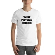L West Pittston Soccer Short Sleeve Cotton T-Shirt By Undefined Gifts