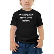 L Willseyville Born And Raised Short Sleeve Cotton T-Shirt By Undefined Gifts