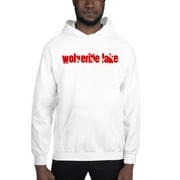 L Wolverine Lake Cali Style Hoodie Pullover Sweatshirt By Undefined Gifts