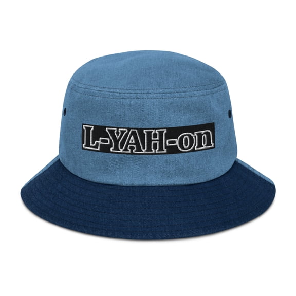 L-YAH-on Denim Bucket Hat