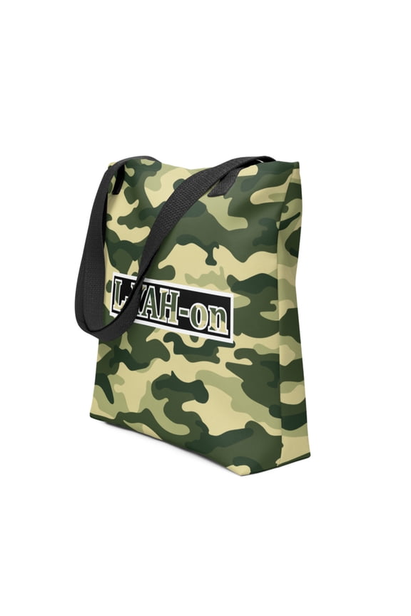 Green Camo Tote Bag