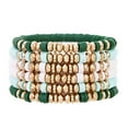 thumbnail image 1 of L.YY Boho Beaded Bracelets, Multicolor (6 Pack), 1 of 6