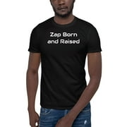 L Zap Born And Raised Short Sleeve Cotton T-Shirt By Undefined Gifts