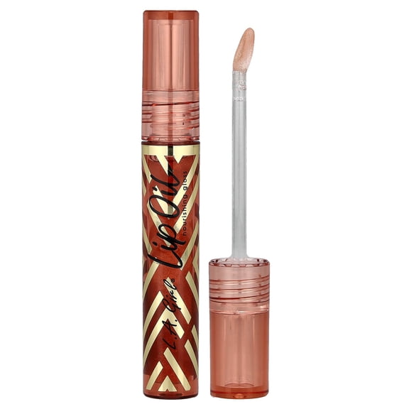 L.A. Girl Lip Oil, Nourishing Gloss, GLC726 Shimmer Coconut, 0.1 fl oz (3 ml)