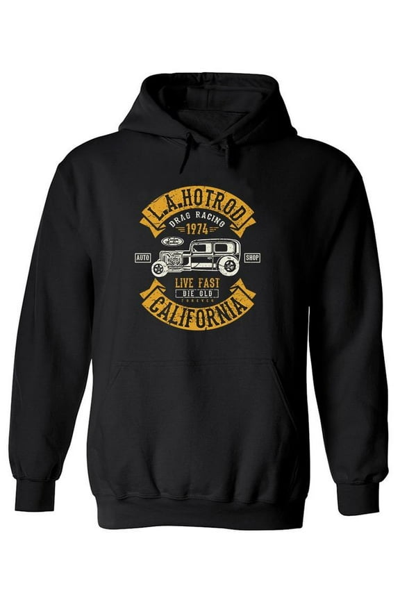 L.a. Hot Rod California Hoodie Men -Image by Shutterstock, Male XX-Large