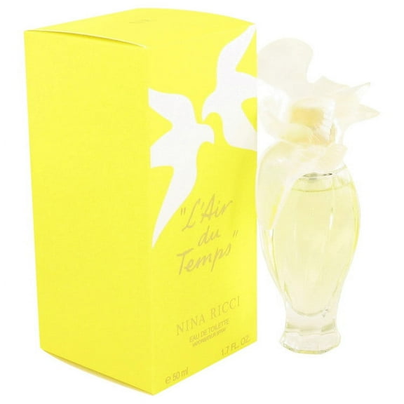 L'air Du Temps Perfume By Nina Ricci Eau De Toilette Spray With Bird Cap 1.7 oz