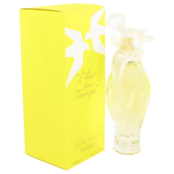 L'air Du Temps Perfume By Nina Ricci Eau De Toilette Spray With Bird Cap 3.3 oz