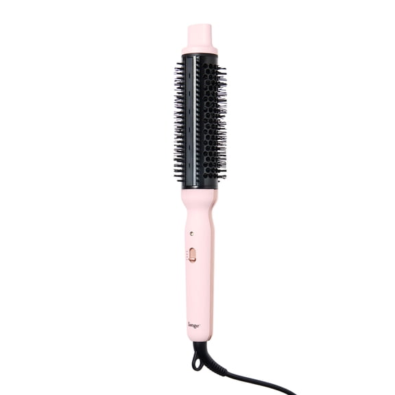 L'ange Hair BouceBabe Thermal Ionic Round Brush | 38mm Coconut OilInfused Ceramic Barrel Brush for Volume and Curls (Blush)