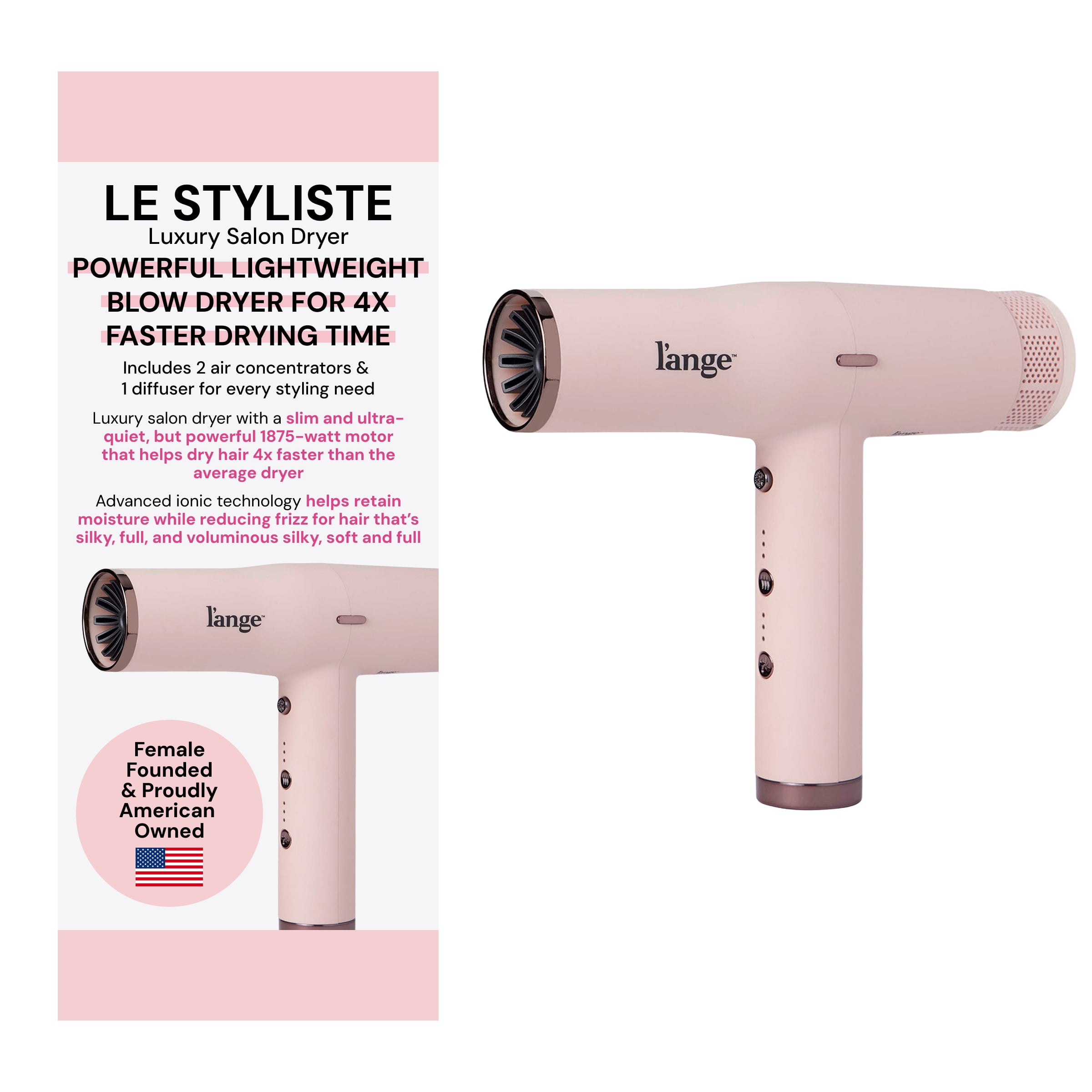L'ange Hair Le Styliste Luxury Hair Dryer | Silent Brushless