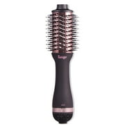 L'ange Hair Le Volume 2-in-1 Titanium Blow Dryer Brush Blush Hot Air Brush with Oval Barrel