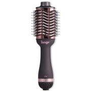 L'ange Hair Le Volume 2-in-1 Titanium Blow Dryer Brush Blush Hot Air Brush with Oval Barrel