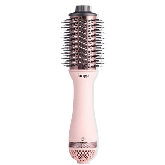 L'ange Hair Le Volume Titanium 2-in-1 Blow Dryer & Volumizer Brush with 60mm Oval Barrel, Blush