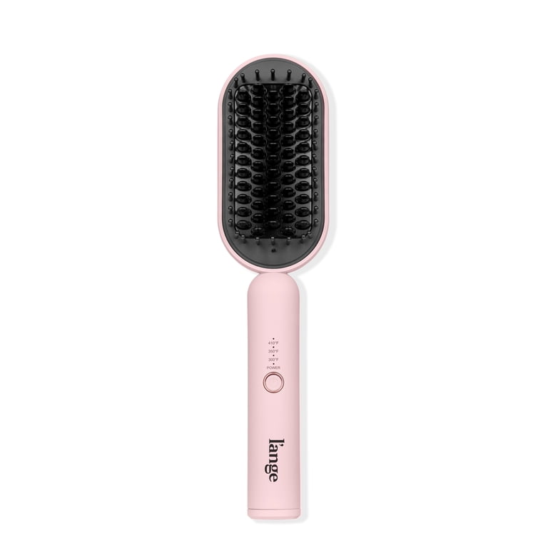 L’ange ceramic straightening brush Le Vite Straightening Brush in Blush or Black - L main image 4