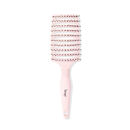 L'ange Hair SIENA WIDE Brush - Pink Detangler for Women, Men, Kids - Professional Volumizer
