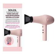 L'ange Hair Soleil Pro Dryer | 3 Heat, 2 Airflow | Cool Shot, Pro Cord | Lightweight for Smooth Blowouts
