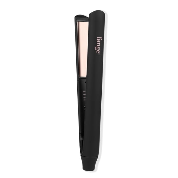 L'ange Hair Straight Forward 1" Professional Titanium Flat Iron Hair Straightener, Automatic Shutoff, Black