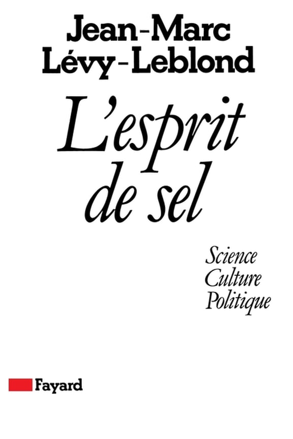 L'Esprit de sel, (Paperback)