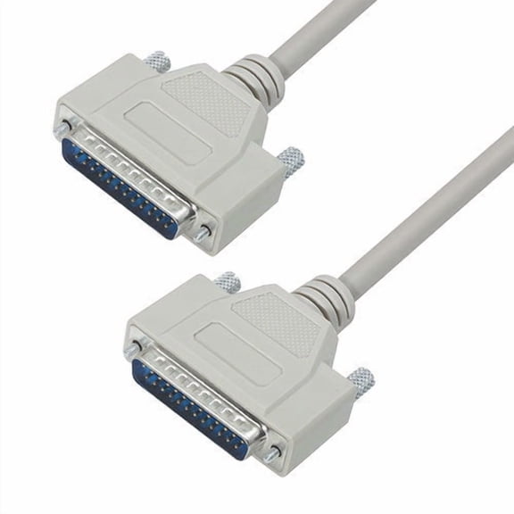 L-Com Deluxe D-Sub 25 Position DB25 Male/Male Cable 25ft CSMN25MM-25