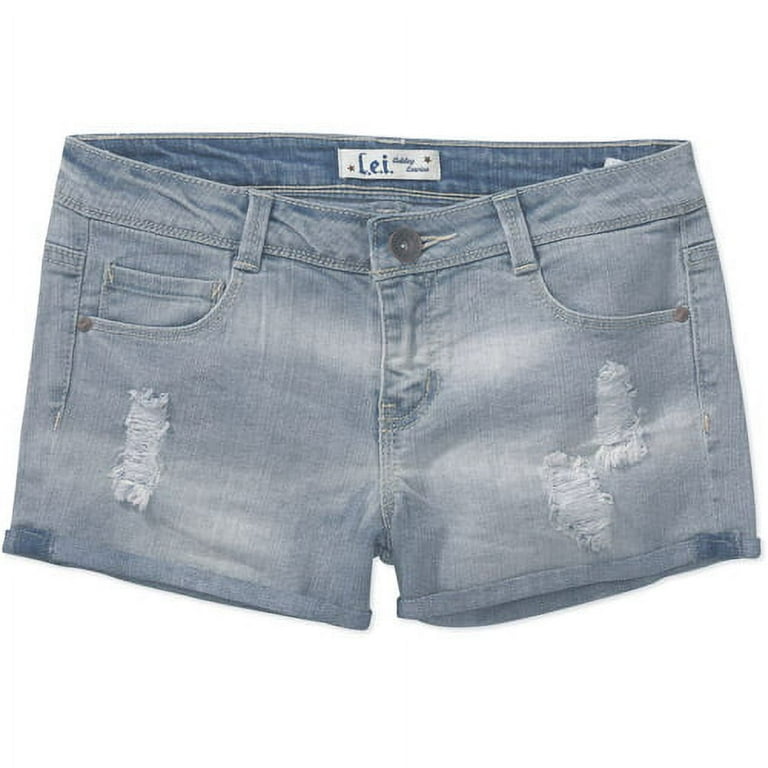 L.e.i. Juniors Trisha Denim Shorts Walmart