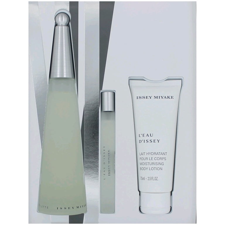 L'eau D'Issey Perfume by Issey Miyake, 3 Piece Gift Set for Women