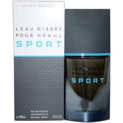 Leau DIssey Pour Homme Sport by Issey Miyake Eau De Toilette Spray 3.4 oz for Men
