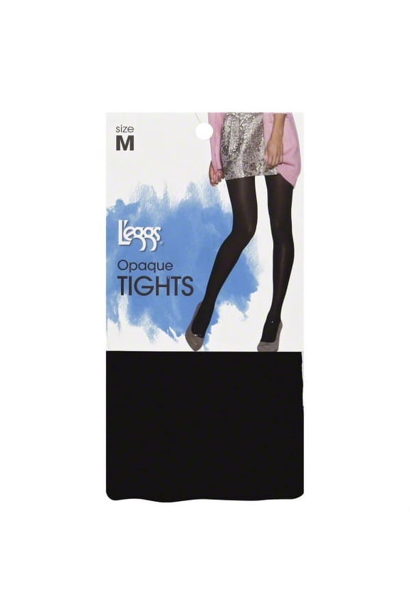 Casuals Women's Black Silky Microfiber Opaque Tight (1 pair pack)
