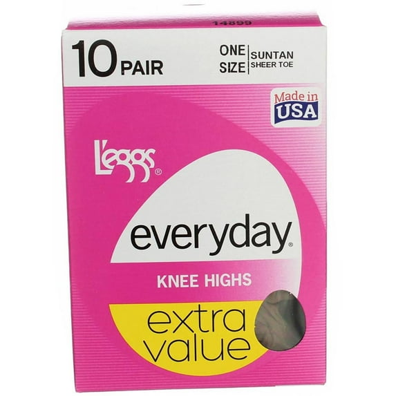L'eggs Everyday Knee Highs ST 10 Pair