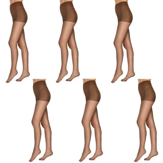 L'eggs Everyday Women's Pantyhose Control Top Sheer Toe, 6 Pack