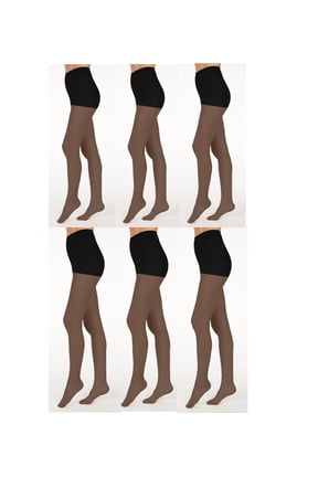 Everyday Women's Pantyhose Control Top Sheer Toe, 6 Pack