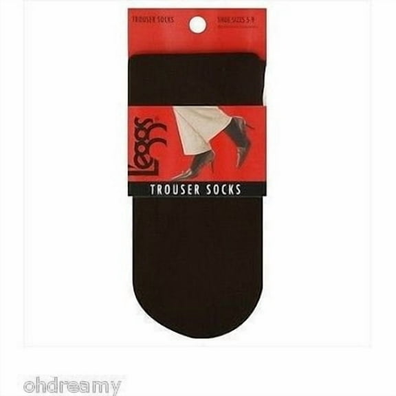 L'eggs Trouser Socks, Brown 3919, Size 5-9