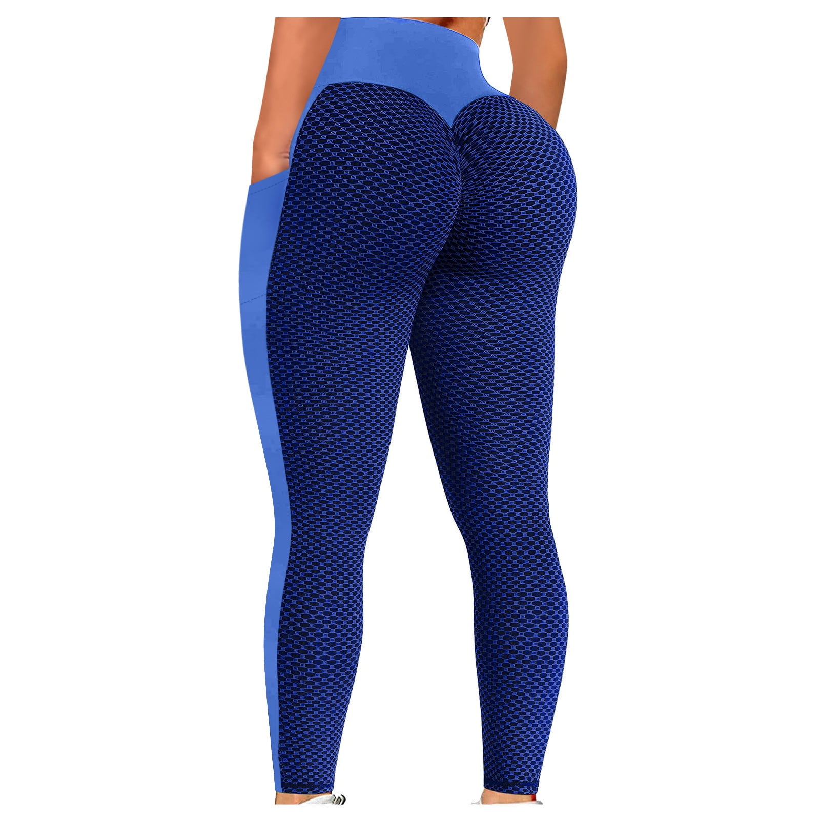L'eggs Women High Waisted Ruched Butt Lifting Leggings Yoga Pants Tights  with Pockets 