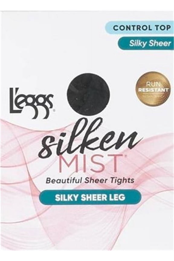 L’eggs Women's Silken Mist Ultra Sheer Control Top Pantyhose, 1 pair