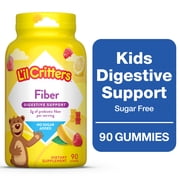 L il Critters Digestive Support Childrens Fiber Supplement Gummies, Mixed Fruit Flavor, 90 Count