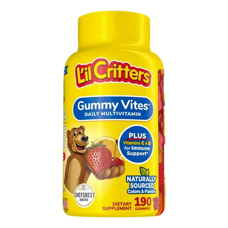 L'il Critters Gummy Vites Daily Kids Gummy multivitamin (Pack of 4)