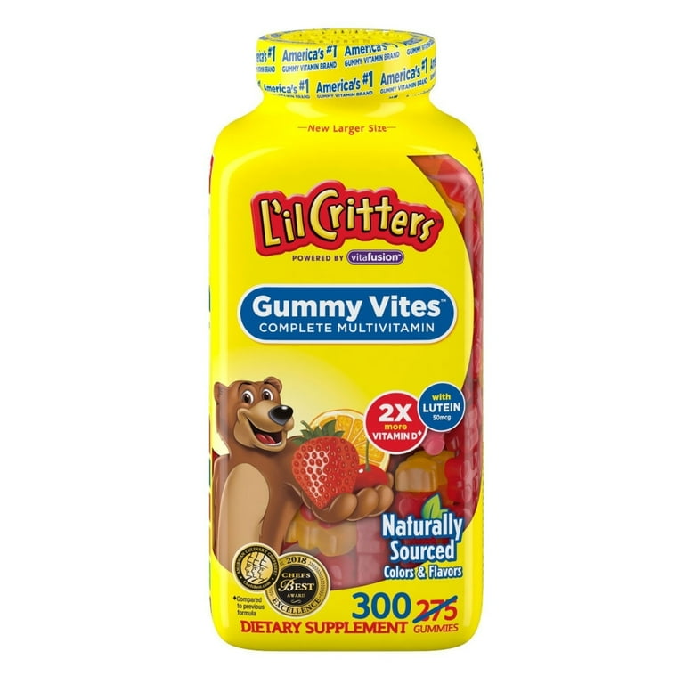 L’il Critters Kids' Chewable Gummy Vites Vitamins for Immunity