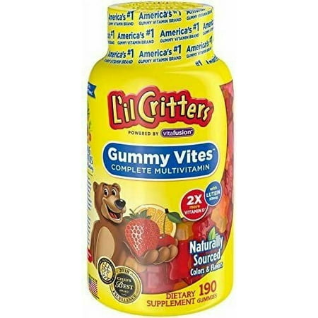 L'il Critters Gummy Vites, Multivitamin and Mineral Formula for kids 190 ea