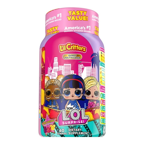 L'il Critters LOL Surprise Complete Multivitamin Gummies, 60ct